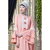 Party wear abaya- Peach